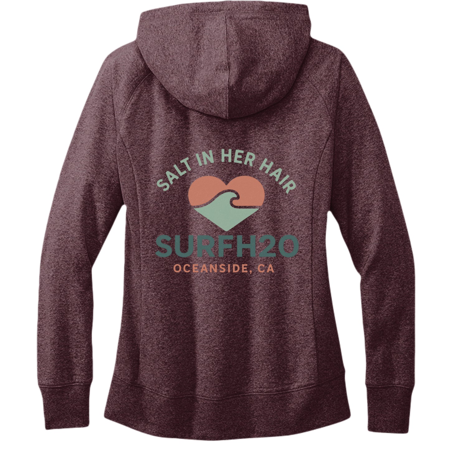 Maroon Heather - BACK