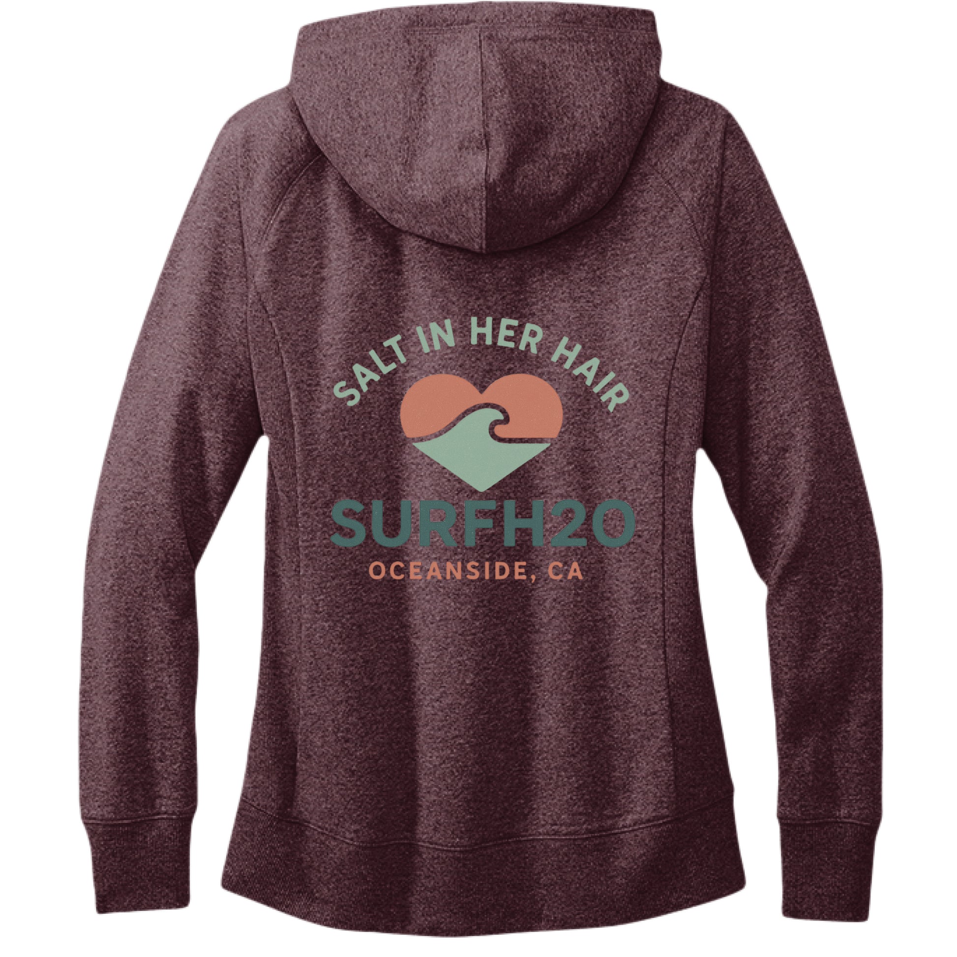 Maroon Heather - BACK