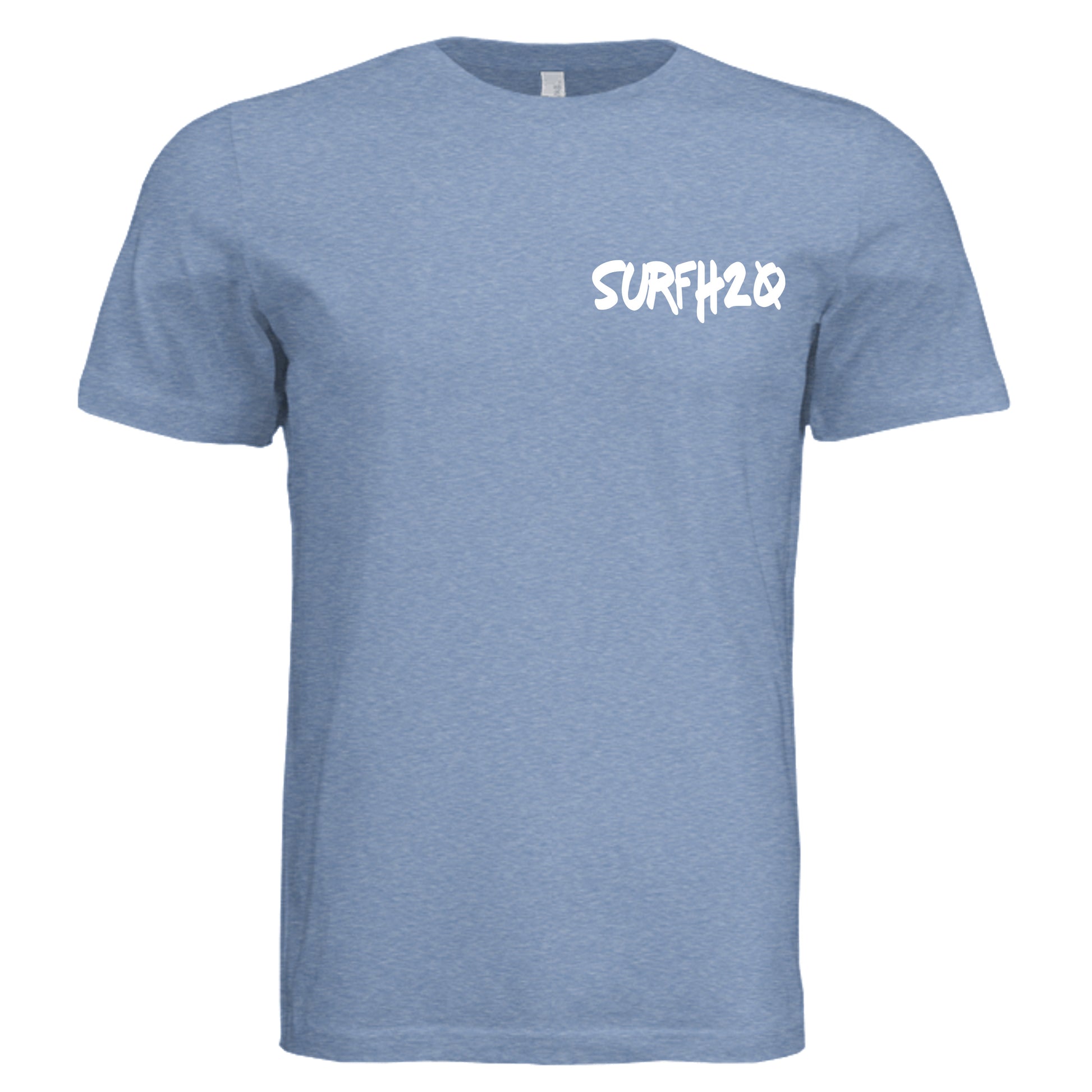 Solid Blue Triblend - 3413C - FRONT