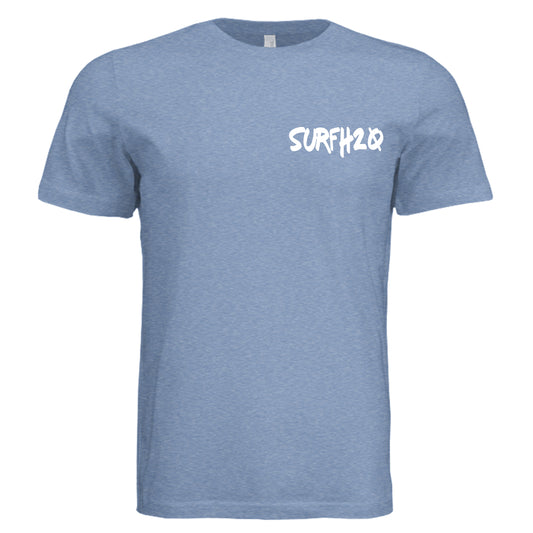 Solid Blue Triblend - 3413C - FRONT